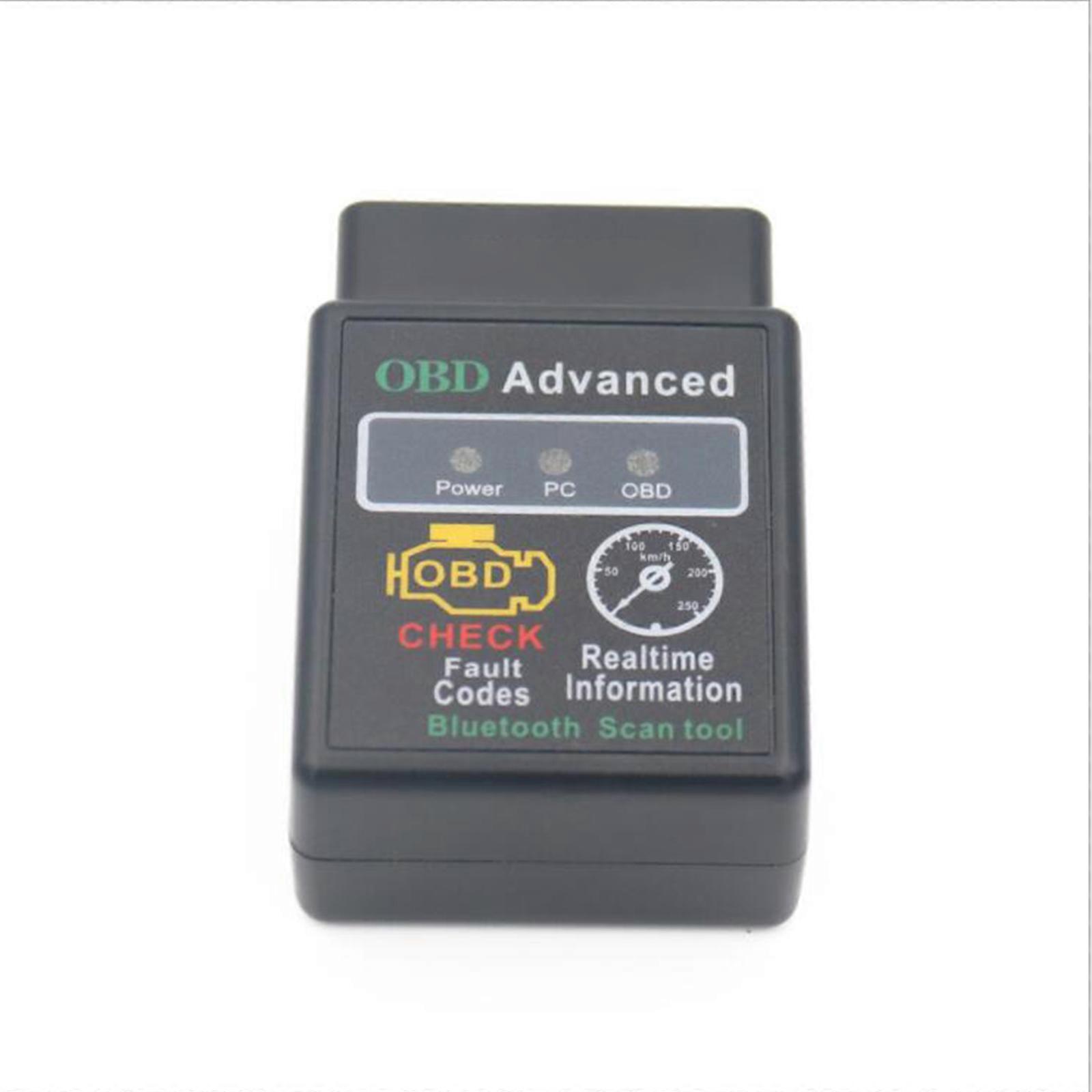 ELM327 OBD2 Bluetooth Scanner for Car Engine Diagnostics, Supports Android and iOS