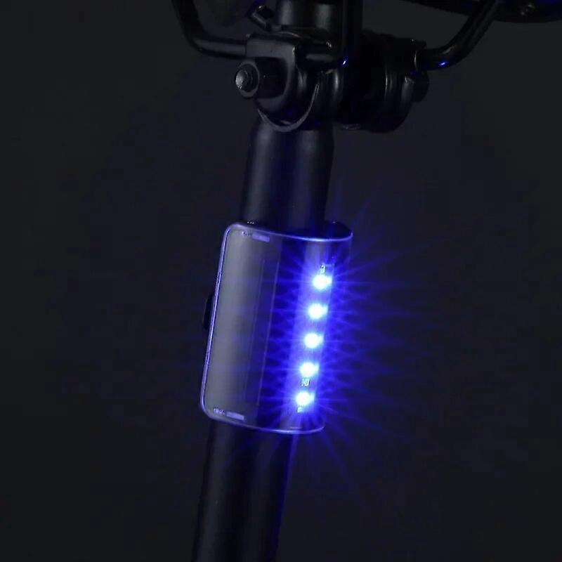 Bicycle Tail Light USB Charging Intelligent Mountain Road Bike Automatic Induction Start and Stop Touch Control Warning Light