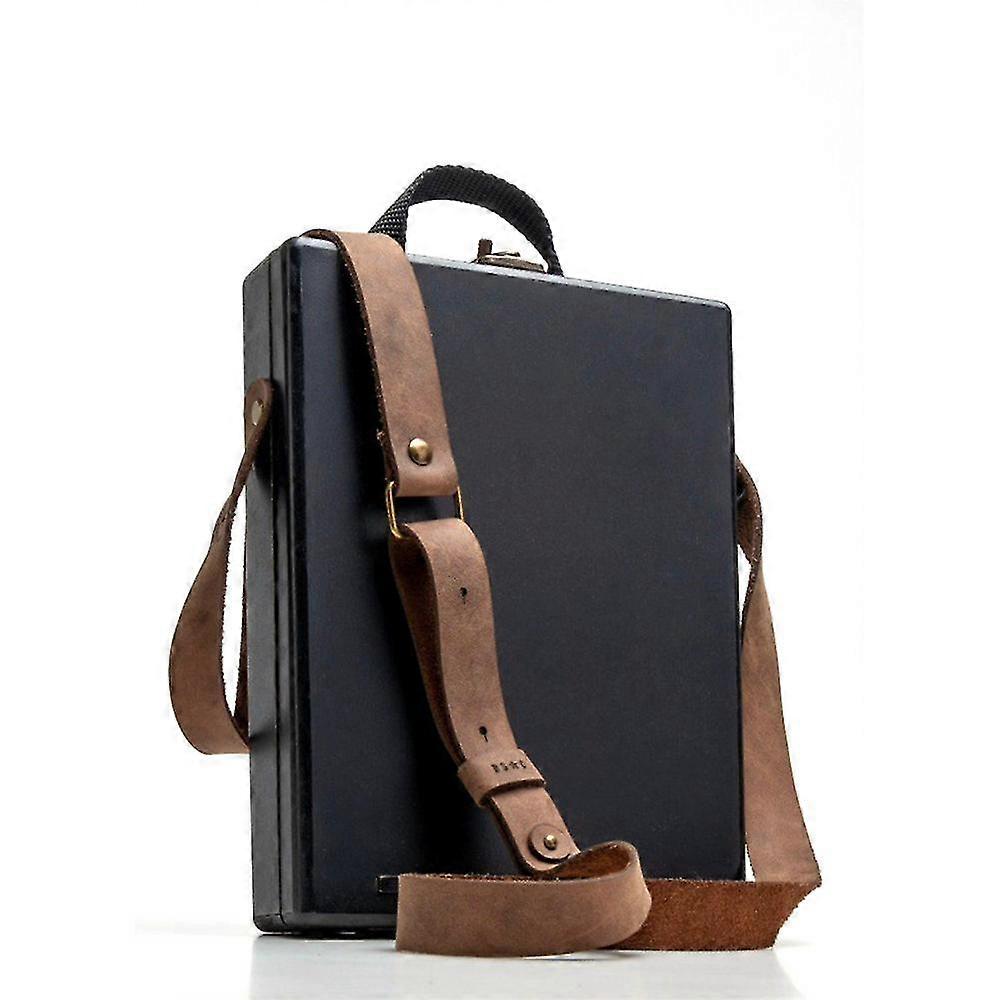 Writers Messenger Wood Box Brush Storage Box With Locking Clasp