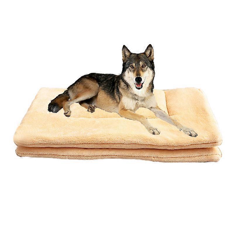 Print Pattern Plush Pet Bed Pad, Suit for Most Pets