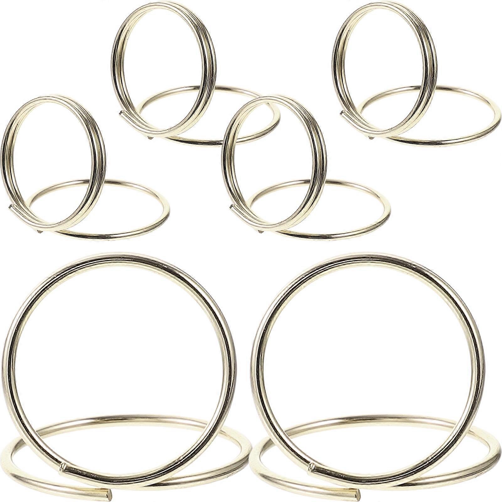 6Pcs Mini Place Card Holders Table Number Holders Pictures Stand Clips Menu Memo Clips