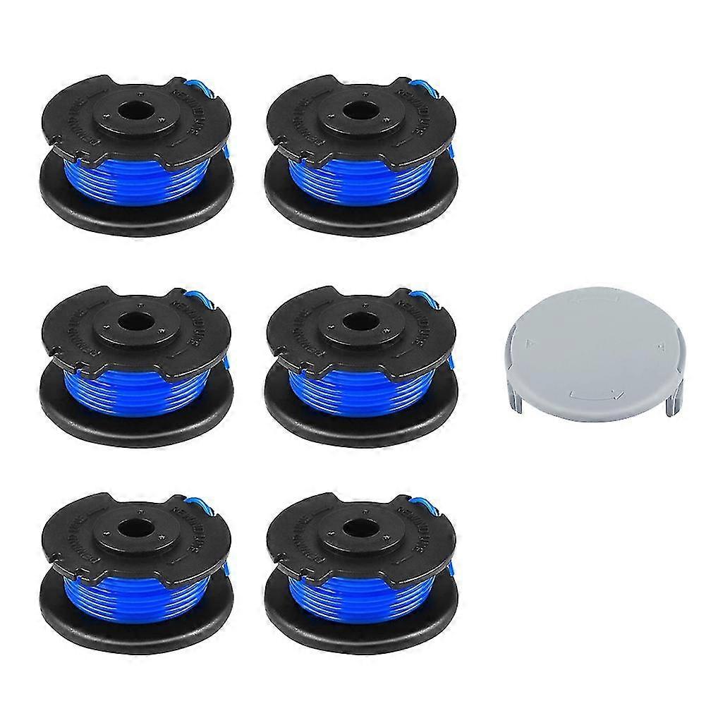 Trimmer Spool Line Auto-feed Wireless Weeder Spool Replacement With Cover For Ryobi One Plus Ac14rl3a 18v 24v 40v