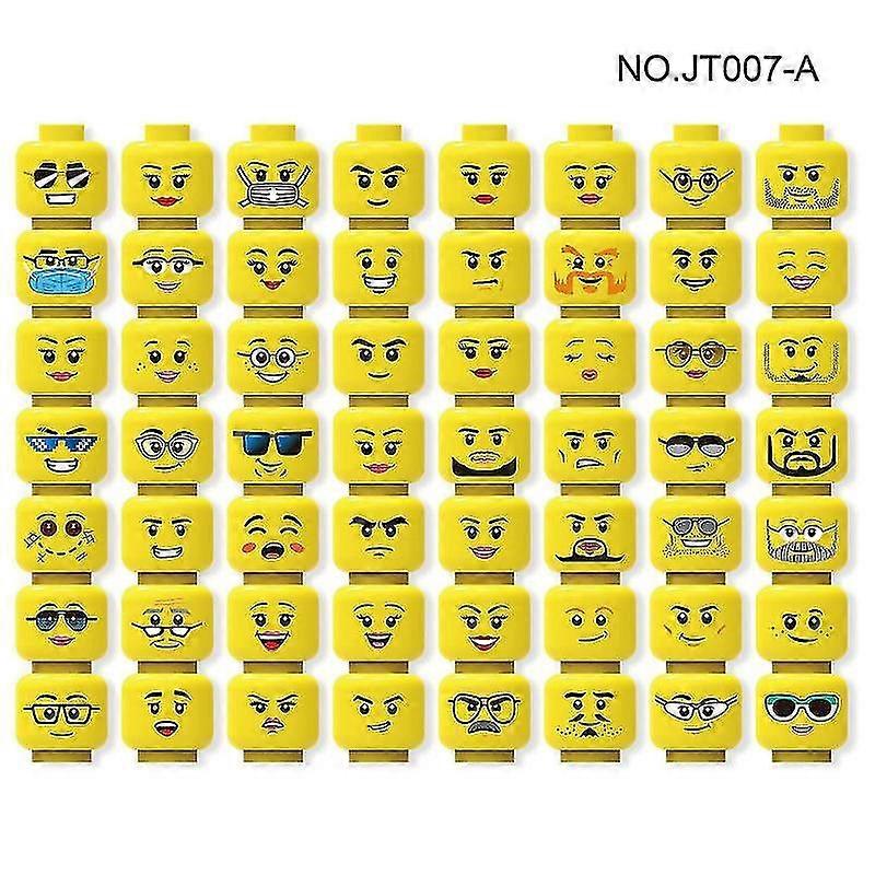 56stk minifiguruttrykk sett minifigurer Ninja minifigurer blokkerer julegave