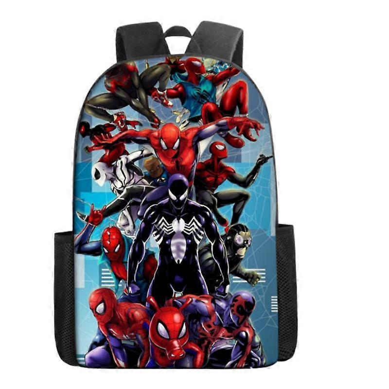 NEW Marvel Spider-man Backpack Primary And Secondary School School Bag Large Capacity Anime Cartoon Backpack Lunch Bag Gifts for Boys