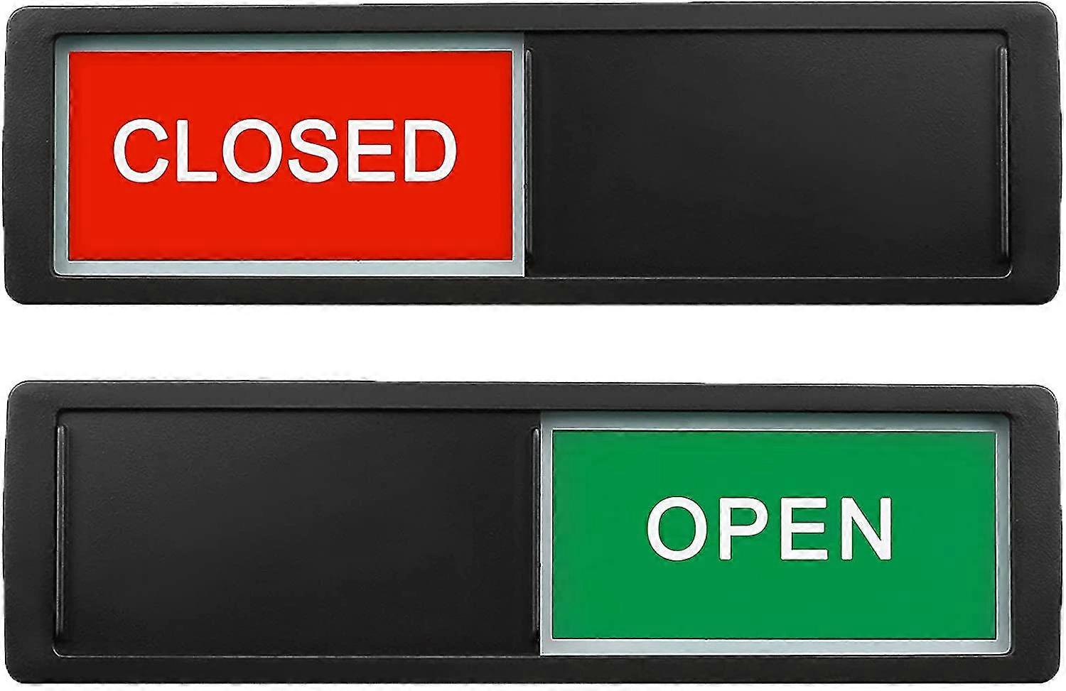 Open closed sign, open signs privacy slide door sign indicator