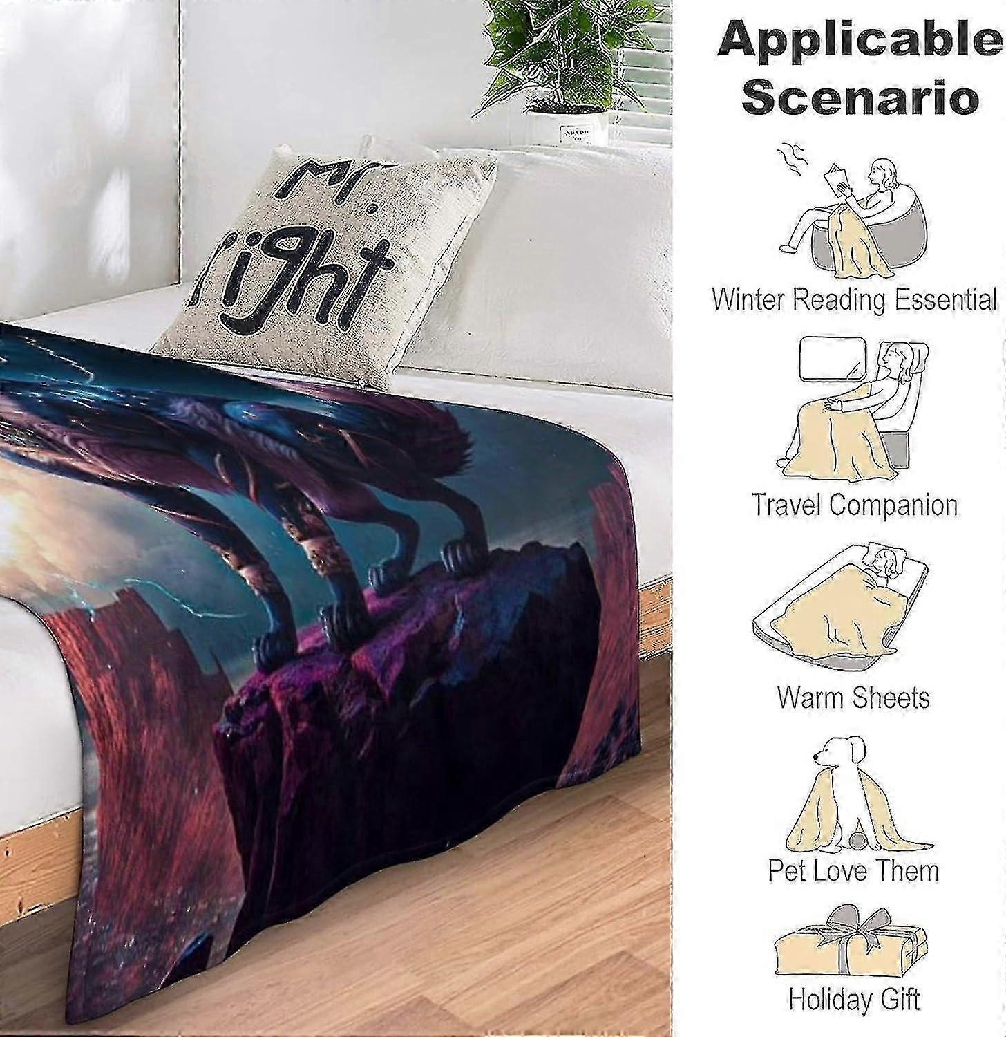 t1878 Blanket Leopard Plush Blanket Blanket,Soft Warm Fuzzy Throw Blankets Or Adults for Crib Bed Wolf Blanket bn1878