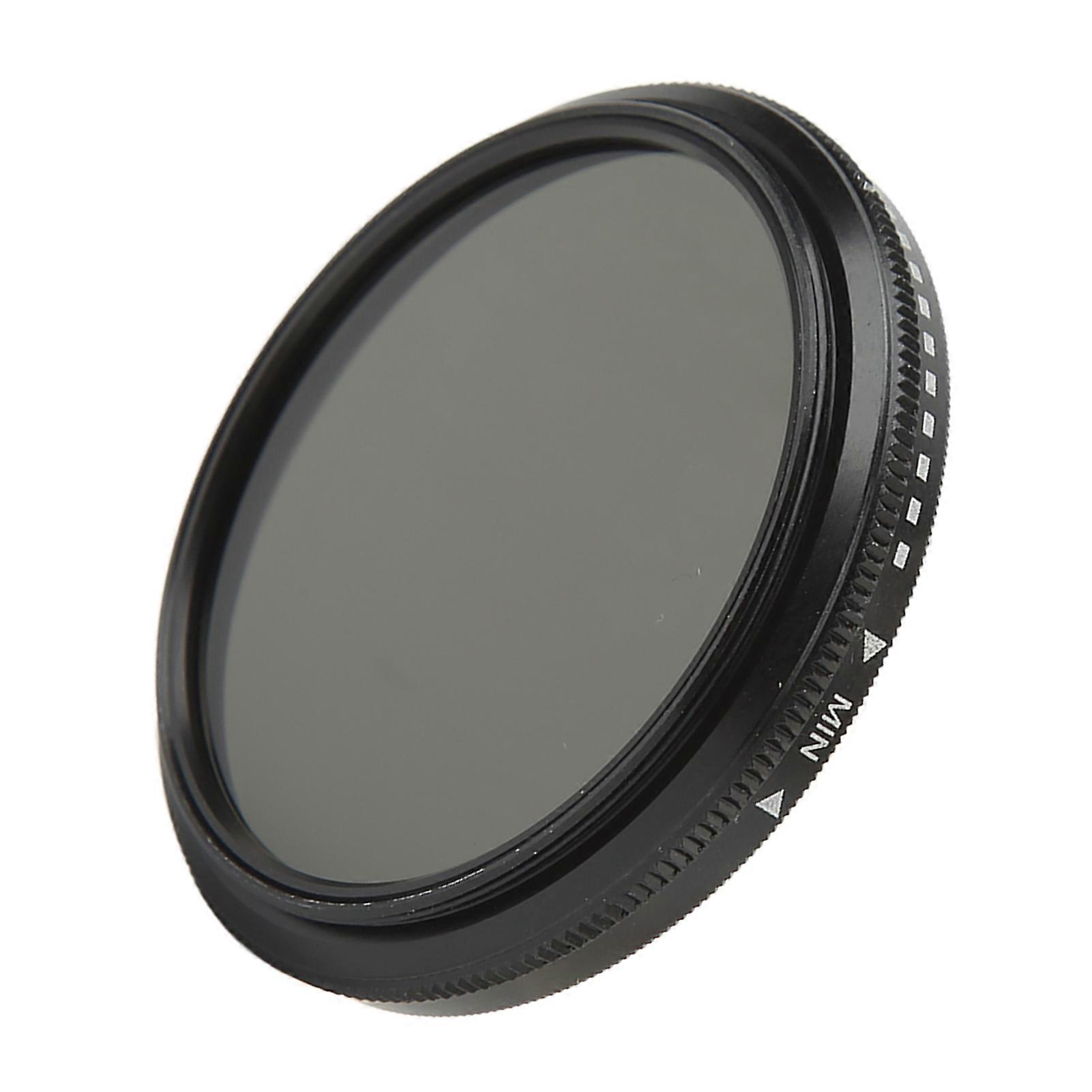 Variable ND Lens Filter Set UV Resistant Dustproof 52mm Variable Neutral Density Filter for Hero11 Black