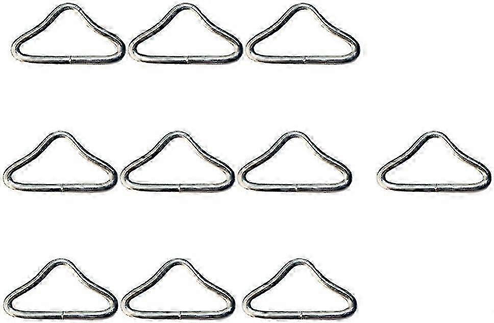 20 件不锈钢三角环扣 V 形环用于蹦床更换零件袋