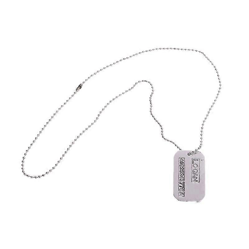 Comparer les prix de Unbrand X-men pour Wolverine pour James Logan armée militaire métal pendentif chien Tag chaîne Ne