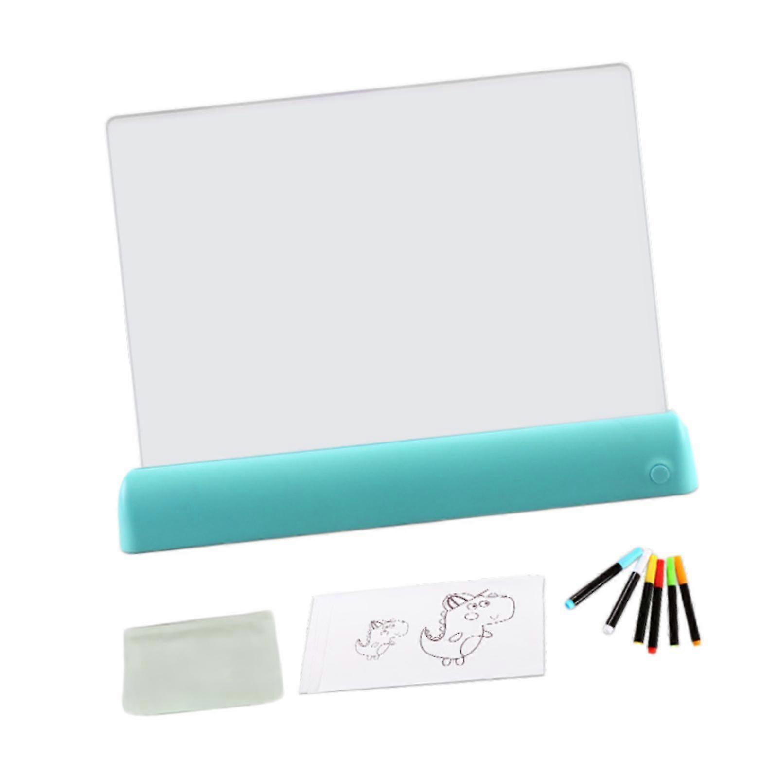 Zeichenbrett Memo Tablet Message Board Acryl Schreibtafel für Mädchen Jungen weiß