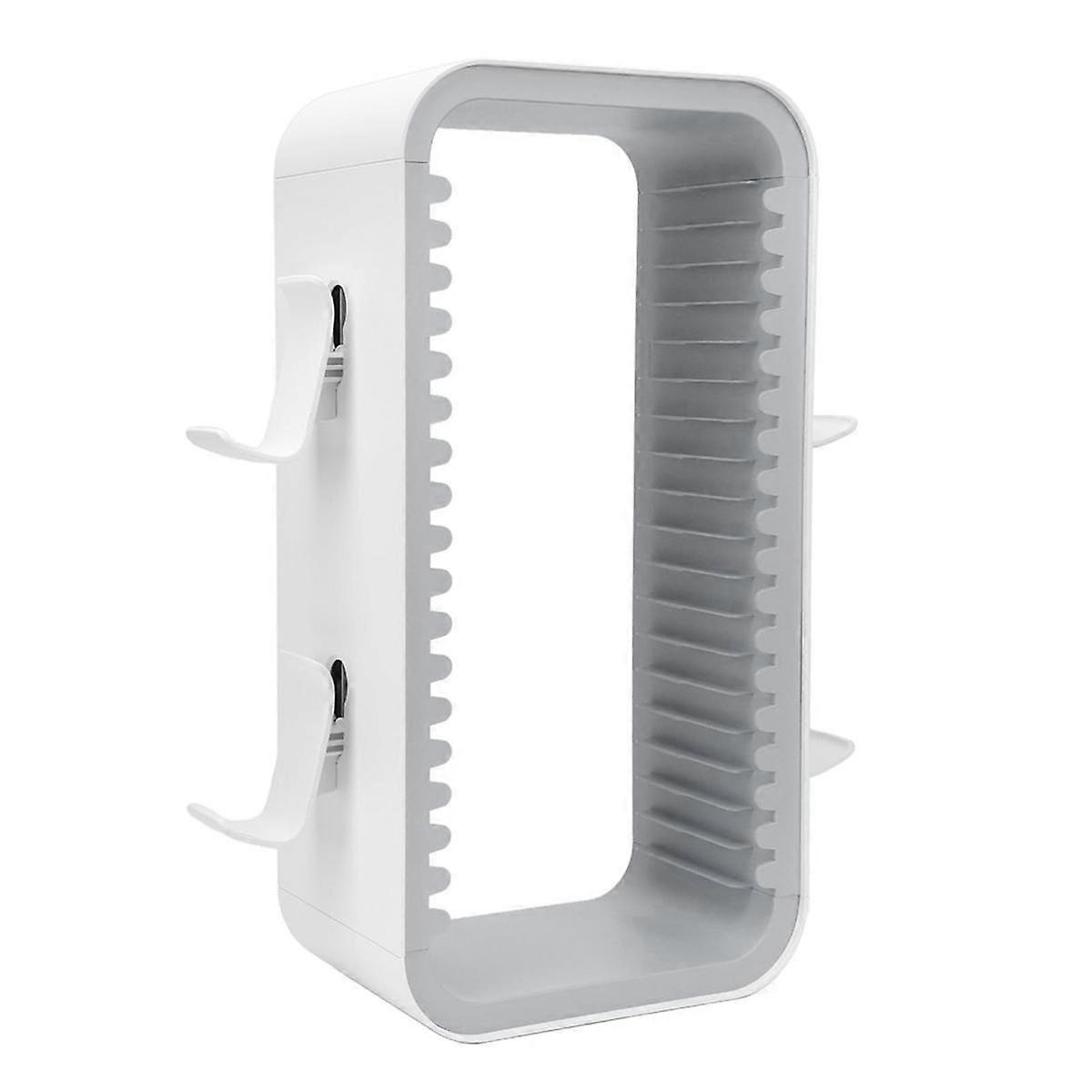 Game Storage Rack for Switch Disc Holder Game Disc Rack for Multi-Function Disc Rack White Gray