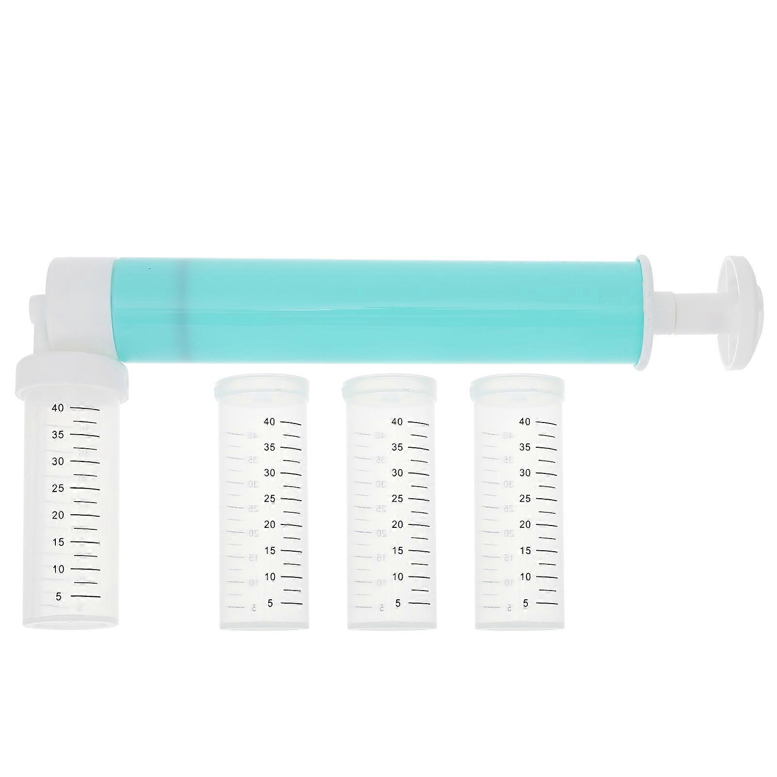 1 Set Cake Coloring Manual Airbrush Cake Pastry Dusting Spray Tubes for Bakery (Sky-blue)
