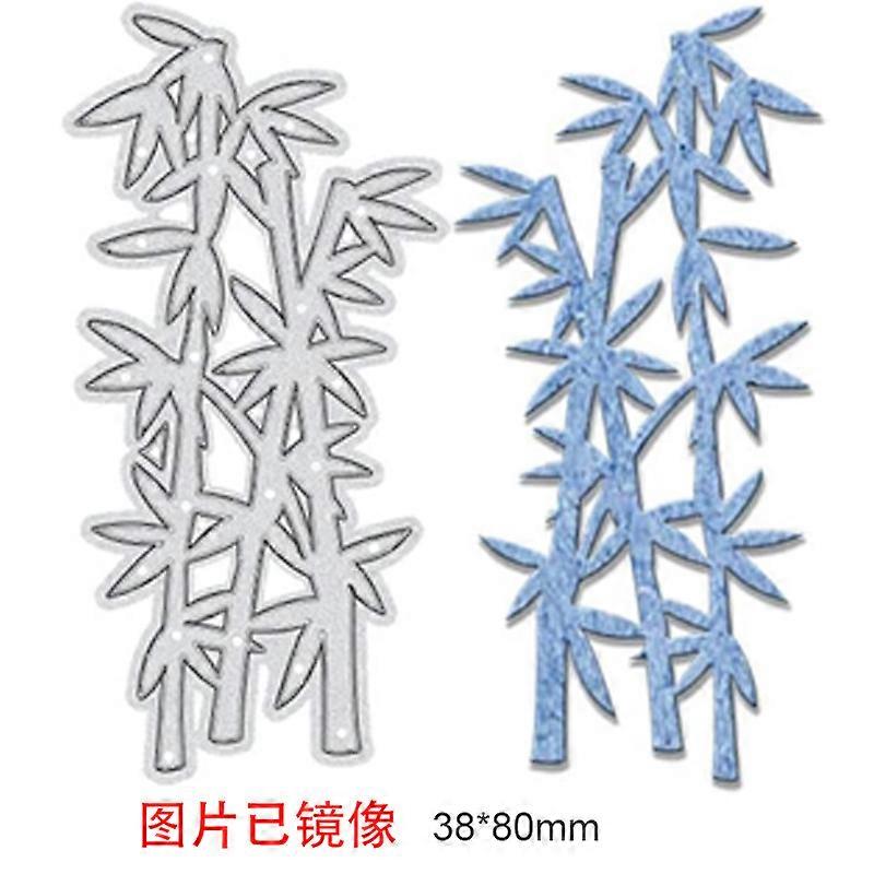 Carbon Steel Cutting Dies Stencils for DIY Scrapbooking/Photo Album Decorative Embossing DIY Paper Card Bamboo Matte Platinum Color 80x38cm