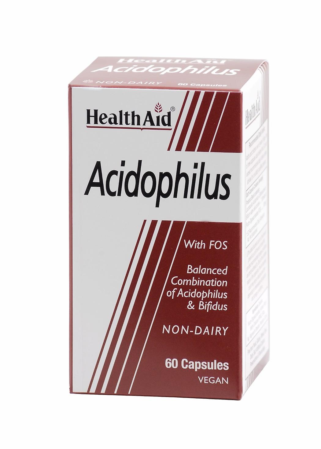 Health Aid Acidophilus (100 million), 60 Vegetable Capsules