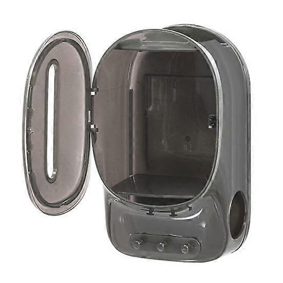 Tissue Clear Visible Holder Multi-functional Waterproof Wall Mount No Drill Adhesive Large Capacity Modern