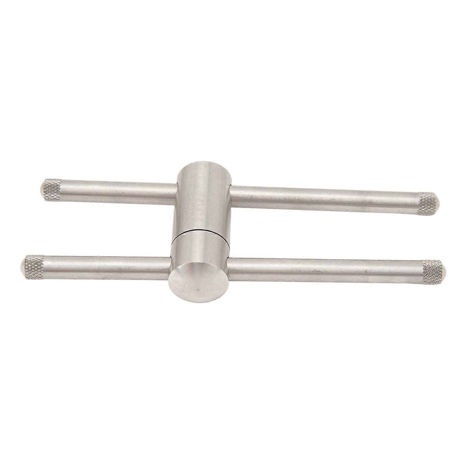 Snooker Cue Tip Compressor Stainless Steel Billiard Stick Tip Shaper Press Tool for 14mm Round Cue Tip