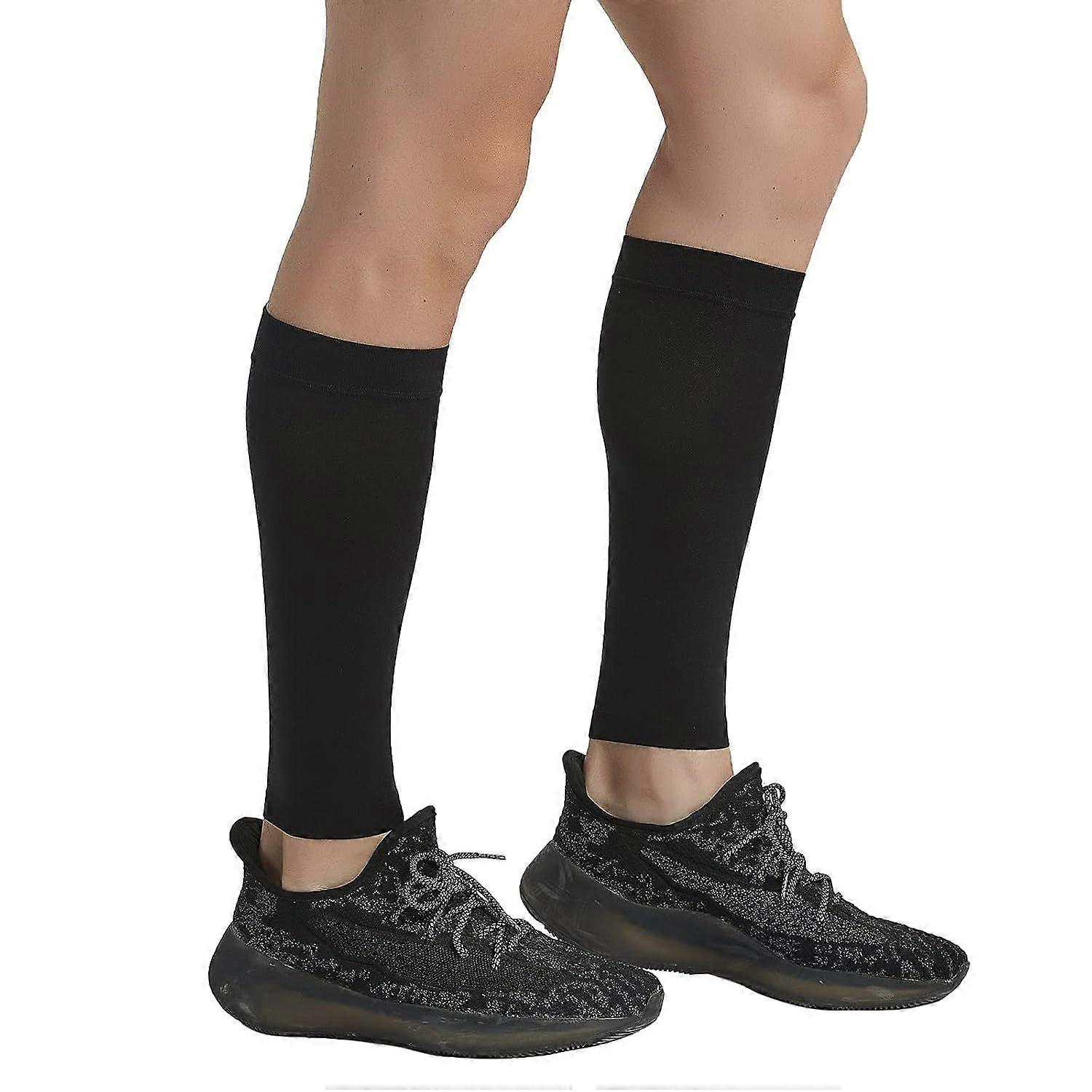 Copper Infused Calf Compression Support Sleeves 15-22 mmHg Graduated