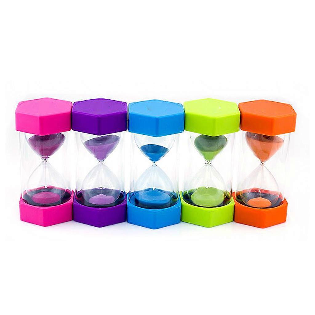 Plastic for Time Hourglass 10/15/30/60 Minutes Sand Clock Timer for Creative Gadget for Game Timing Table Decoration Tim