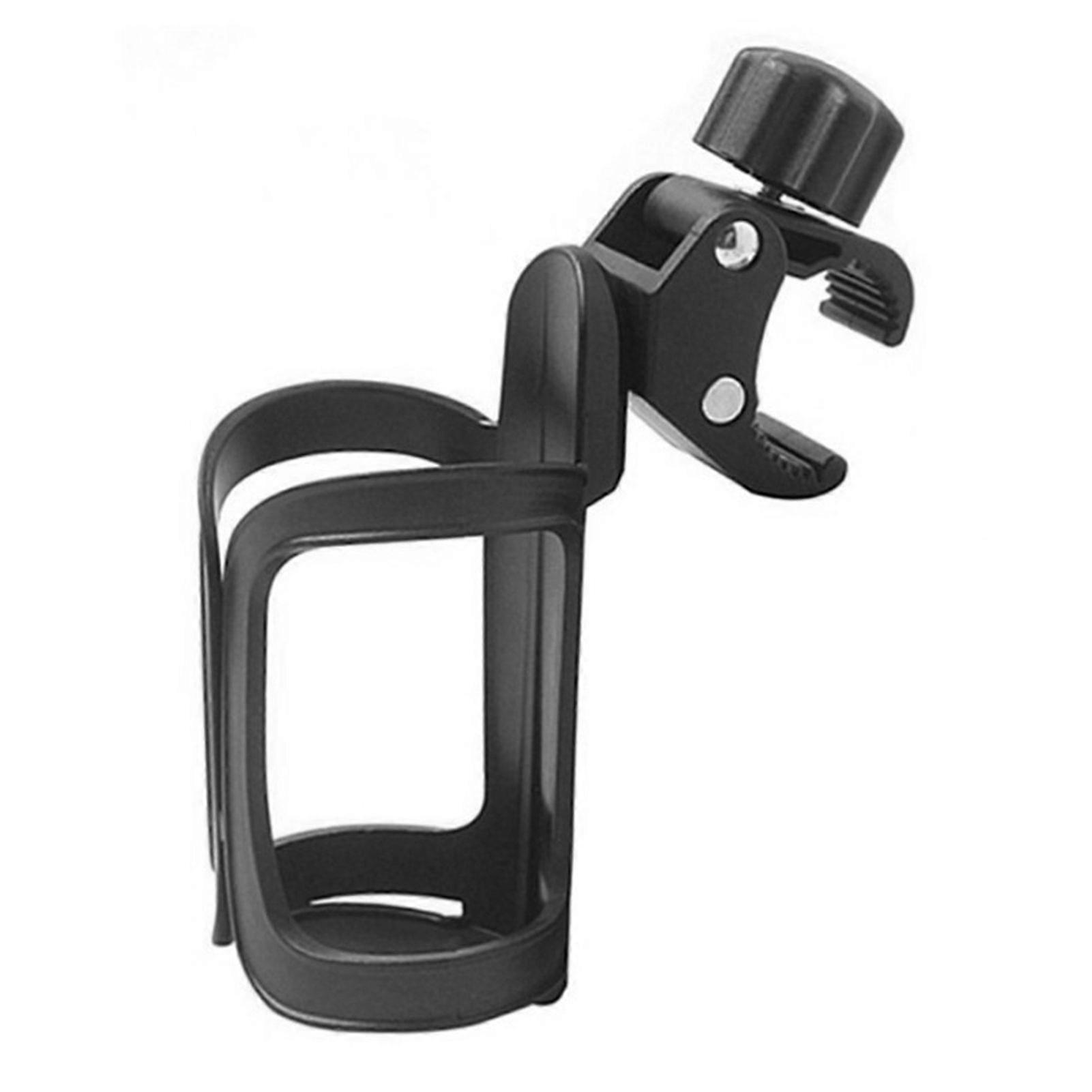 Stroller Cup Holders - Universal Drink Holder for Bikes, Trolleys, Walkers, and Pushchairs. Lightweight, Compact, Gyroscopic Design for Easy Use