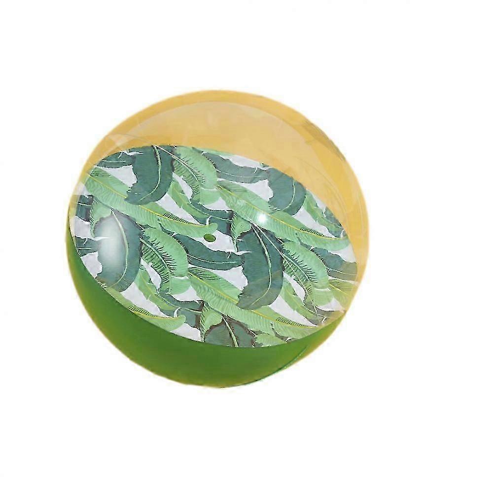 Inflatable Clear Glitter Beach Balls with Rainbow Sequin Glitter & - Summer Beach Pool Party Toy Volleyball Game