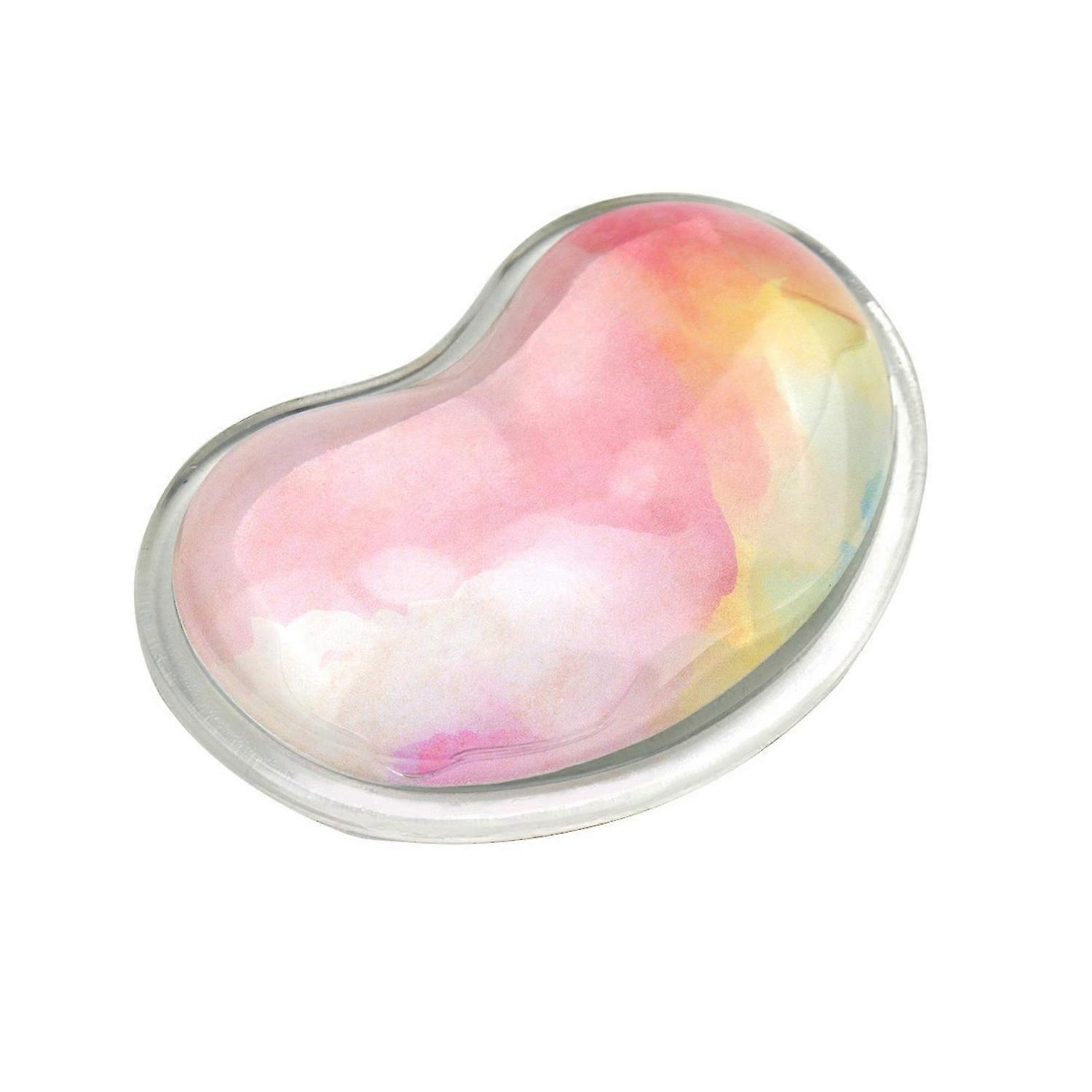 Love Heart Mouse Wrist Rest Clear Ergonomic Pain Relief Non-slip Silicone Computer Mouse Keyboard Wr