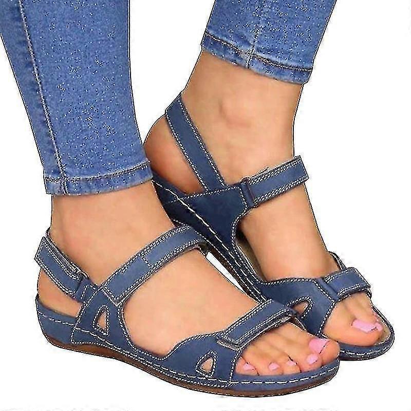Femmes Open Toe Oropedic Sandals Spring Summer Comfy Breaable Shoes