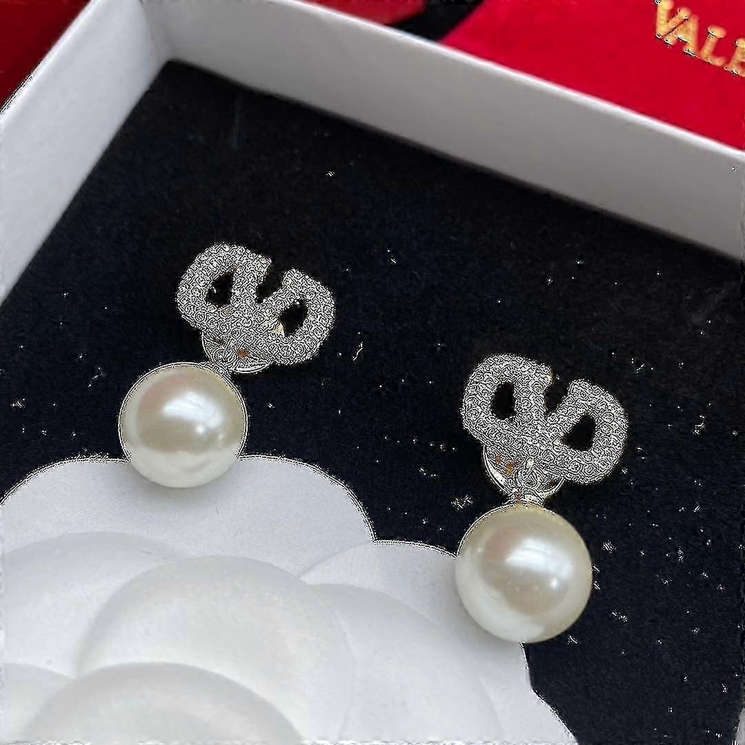 فالنتينو جديد مسمار الأقراط هدايا عيد ميلاد الاتجاه مجوهرات