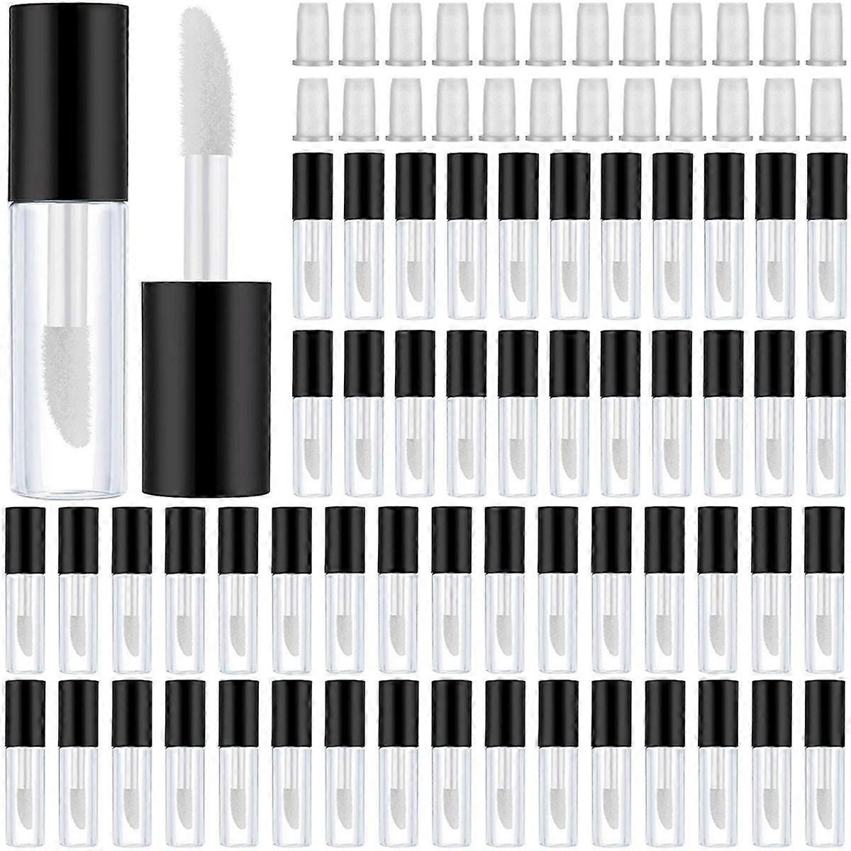 1.2ML Empty Clear Lip Gloss Tube Mini Refillable Lip Balm Bottles