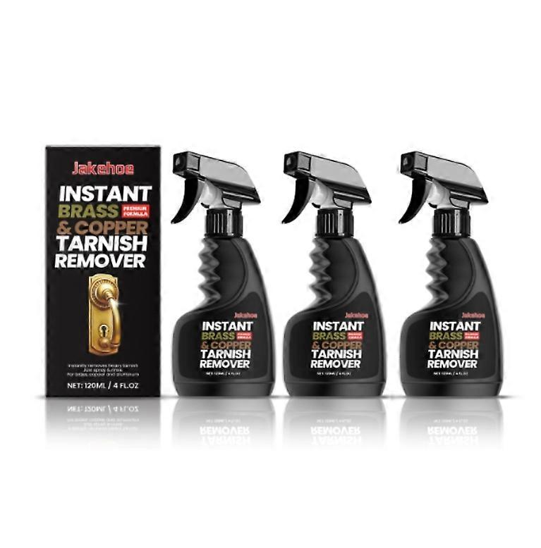 3PCS Brass and Copper Tarnish Remover, Powerful Organic Formula That Safely Removes Rust, Stains and Oxidation