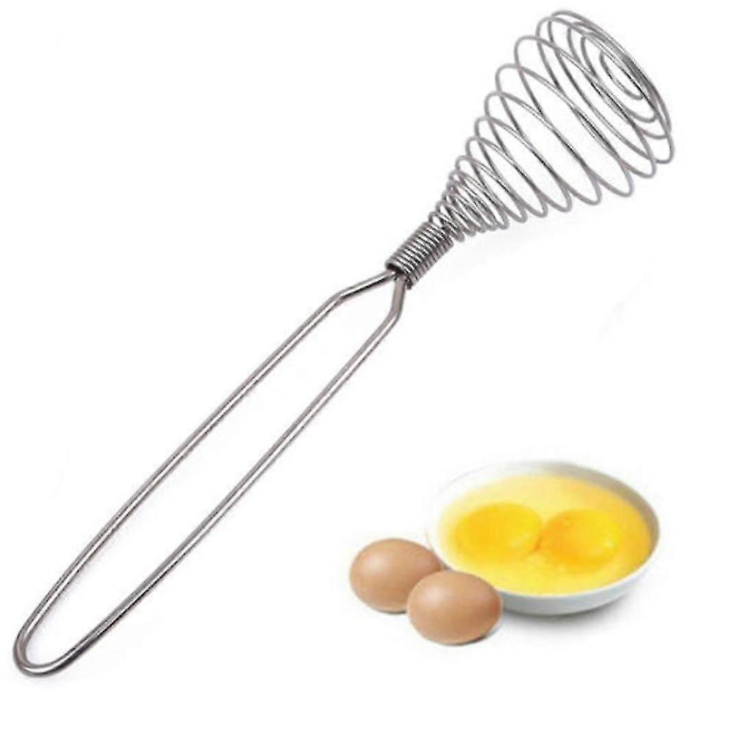 Stainless Steel Manual Eggbeater Whisk Blender for Mixing Eggs, Cream, and Flour in the Kitchen