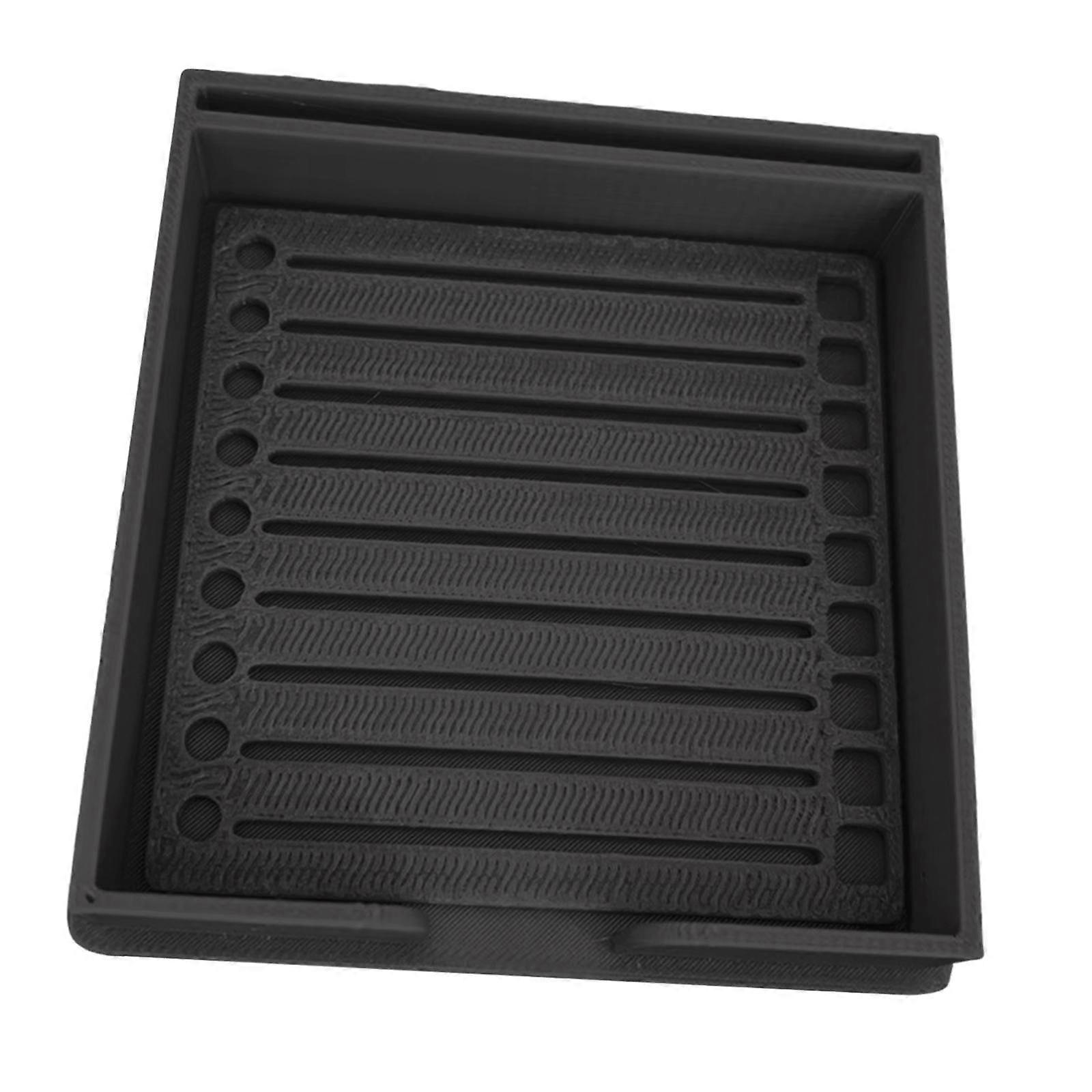 Sticky Notes Holder with Stencil, Sticky Note Dispenser Stylish Self Sticky