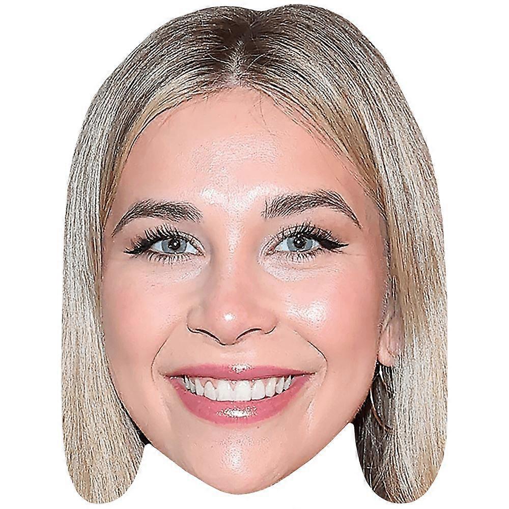 Gabrielle Moses (Smile) Celebrity Mask, Flat Card Face