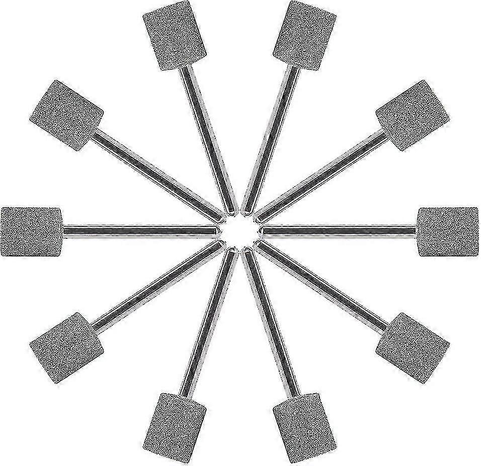 - 10 X 3 Mm Diamond Coated Cylindrical Mounted Points - Sharpened Tip - Compatible With Dremel Type Rotary Tool Scrollsqy