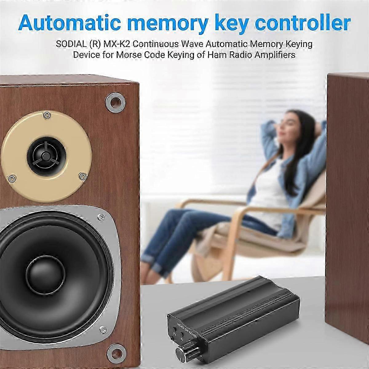 MX-K2 CW Auto Memory Key Contoller Morse Code Keyer For Ham Radio ...