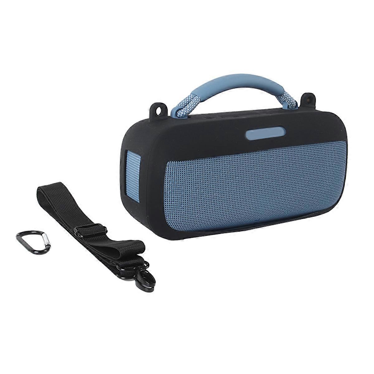 Shockproof Silicone Cover Case with Shoulder Strap for Speaker A