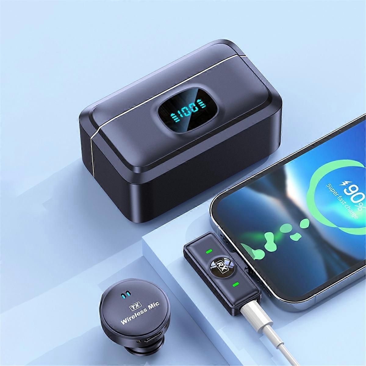 Wireless Lavalier Microphone Noise Audio for Smartphone Live