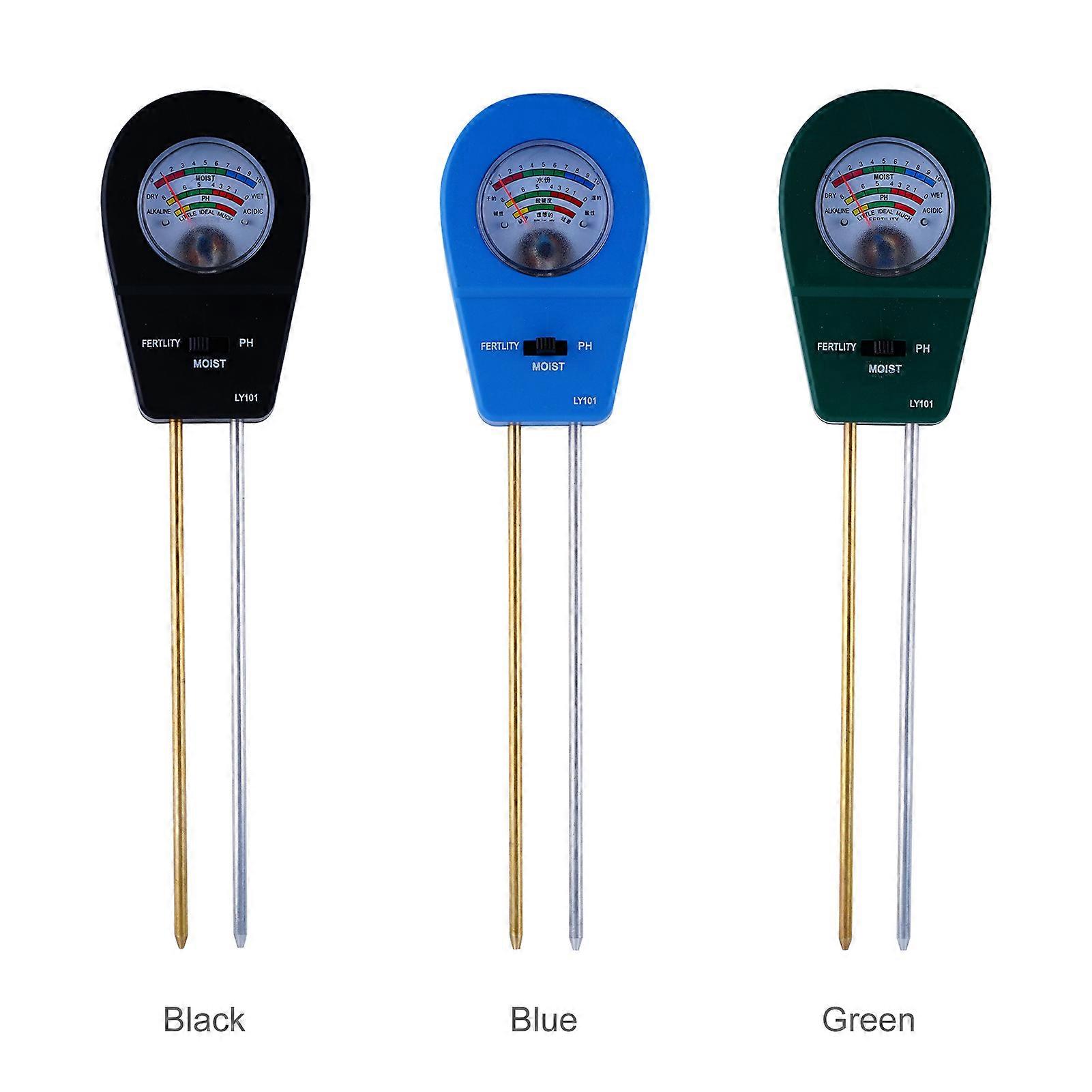 3-in-1 Soil Test PH Moisture Meter Fertility Tester Garden Plant Flowers Soil Monitor Tool Multi-Functional Bonsai Moisture PH Analyzer for Garden La