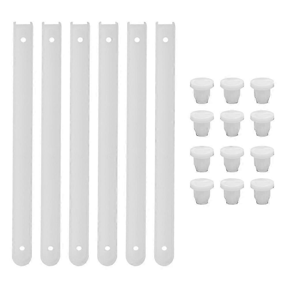 3 Sets Plastic Drawer Slides Drawer Replacement Parts Drawer Rails Drawer Track Rails