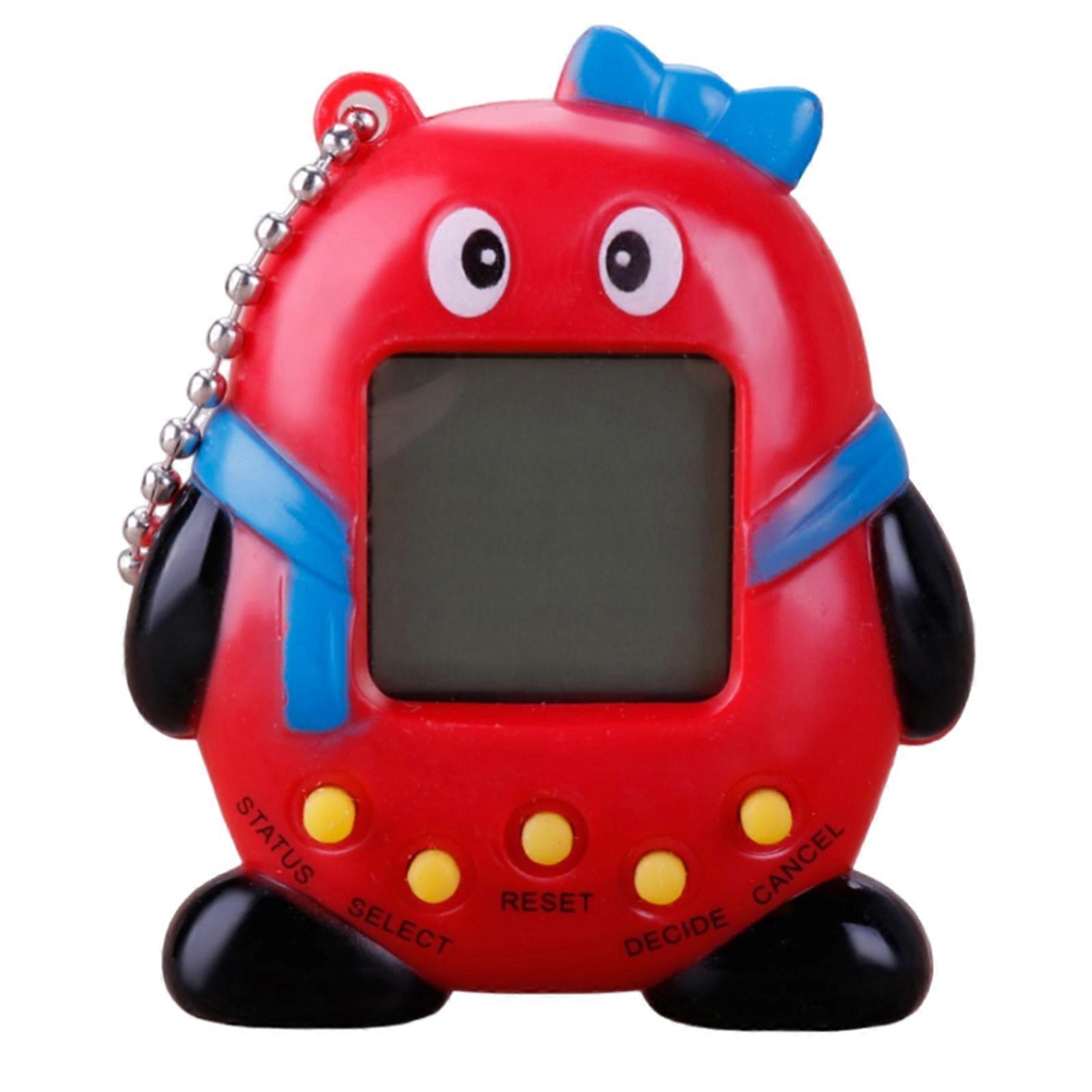 168 Pets Virtual Pet Toy Nostalgic Game Console Electronic Animals Toy Digital Pets Game Machine for Child Kid red1