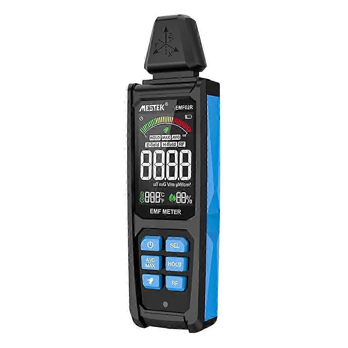 High Frequency 30Mhz - 8GHz Electromagnetic Radiation Detector for Electric/Magnetic Field Testing