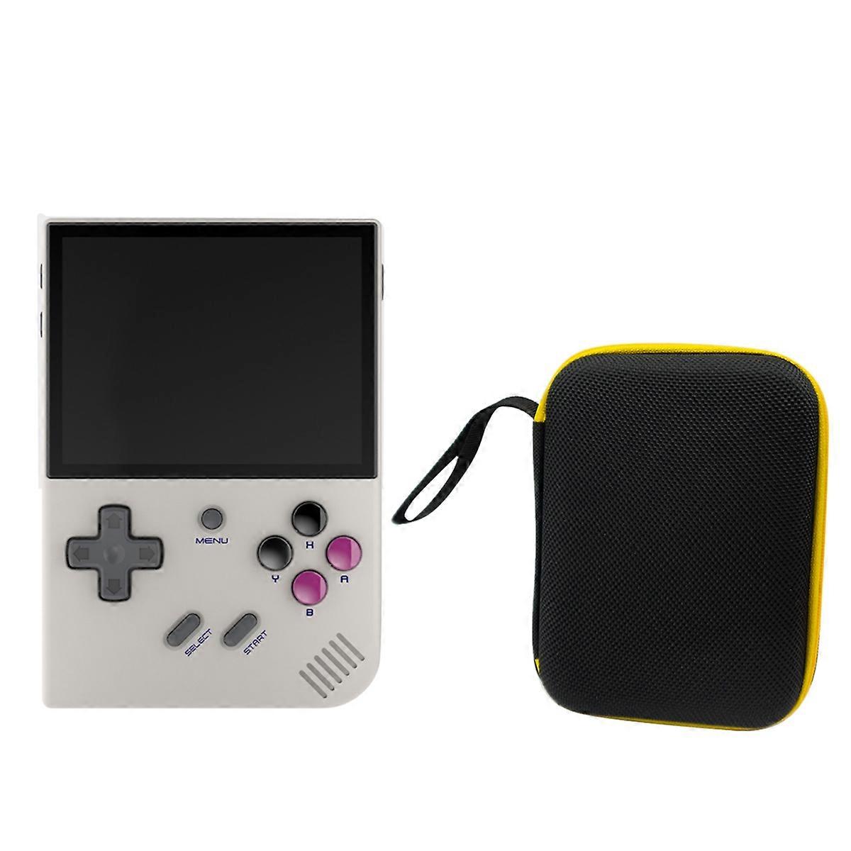Console de jeu rétro RG35XX PLUS 64 Go, plus de 5 000 jeux, sac de rangement, écran 3,5 pouces