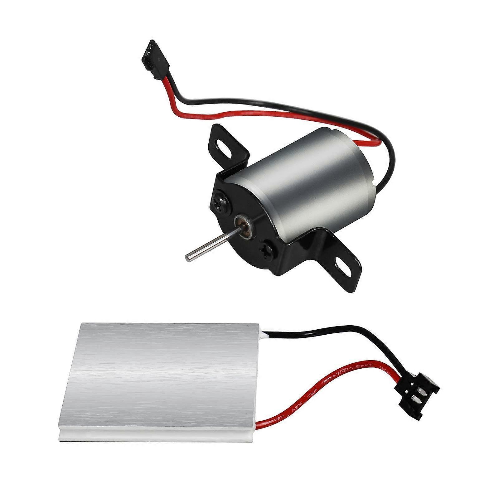 Fireplace Fan Accessories Motor 4-Blade Heat Powered Stove Fan for Wood Log Burner Compatible with Standard Sizes