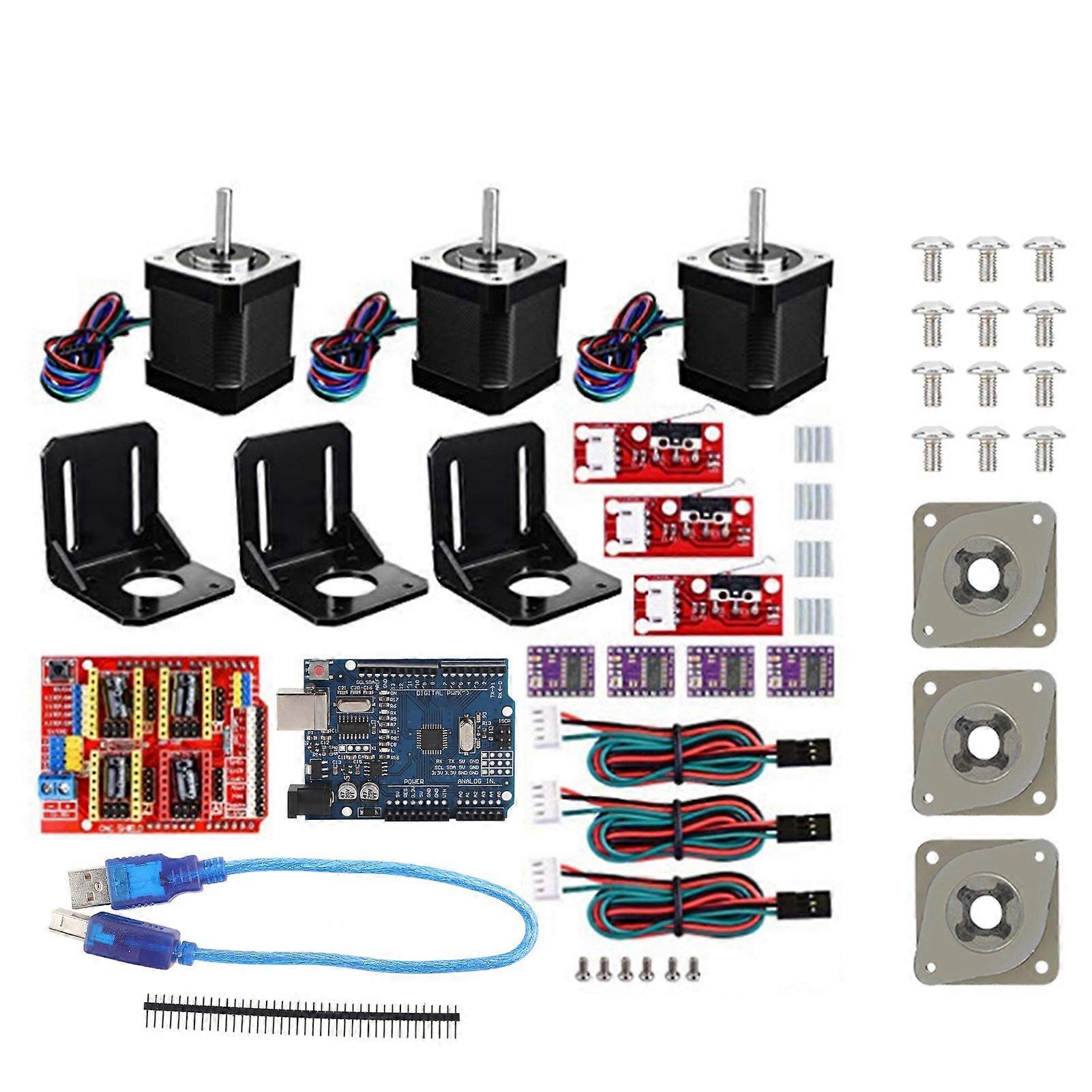 3D Printer CNC Kit: 3 Dampers and Accessories for 3D Printer