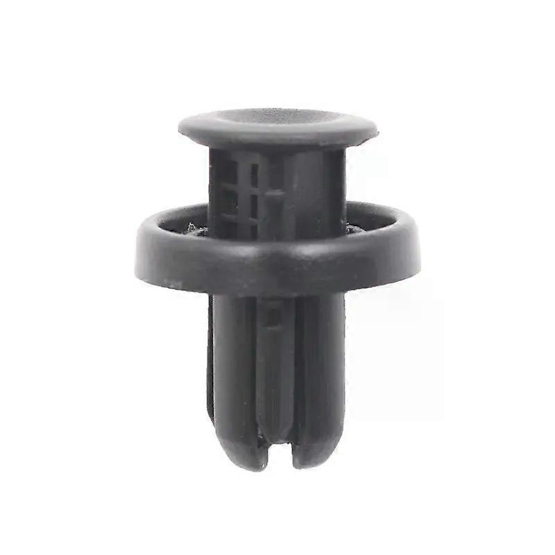 20Pcs Car Universal Push in 10mm Fastener Rivet Bumper Fender Black for Honda Retainer Rivet