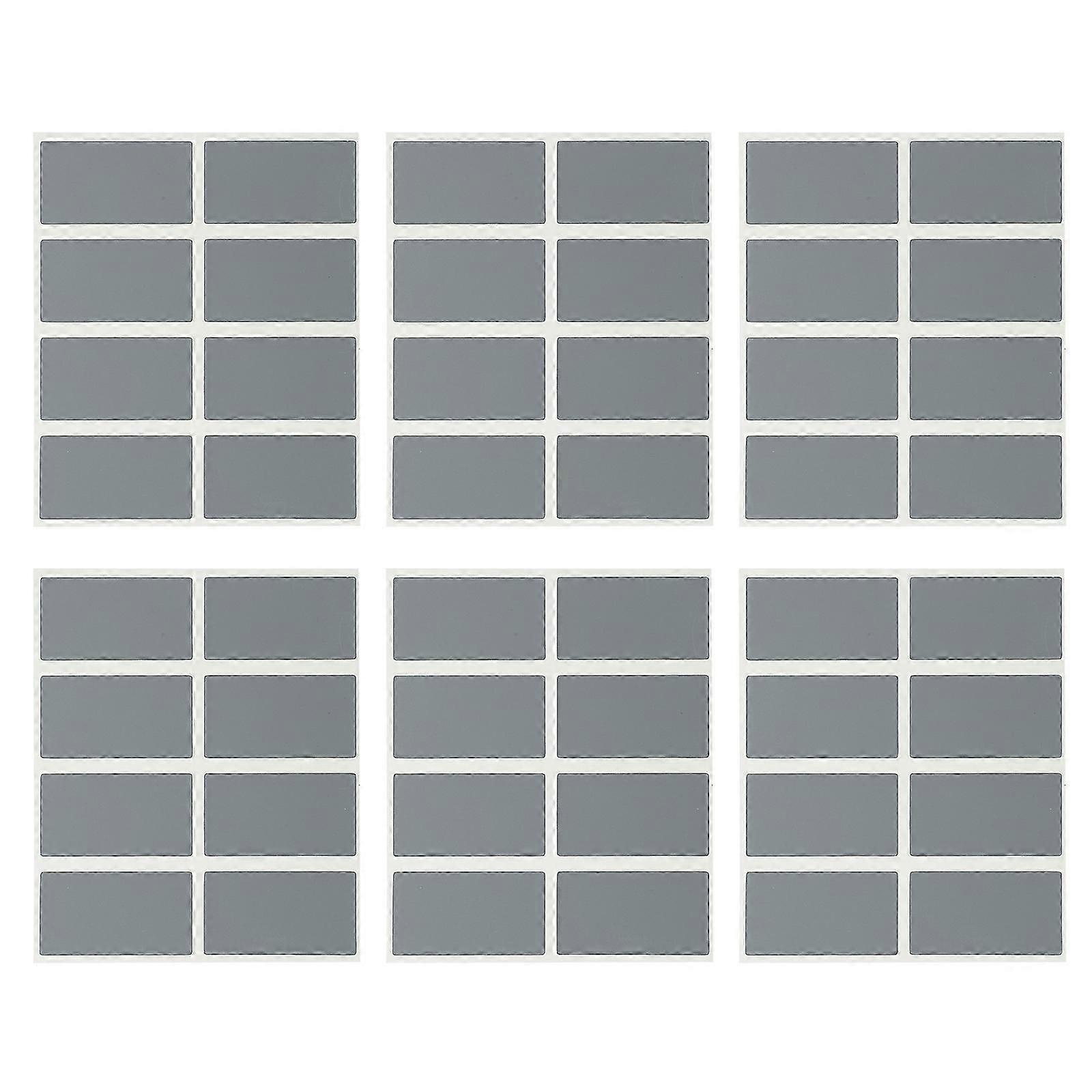 100pcs Rectangular DIY Scratch Off Stickers Self Adhesive Peel and Stick Labels