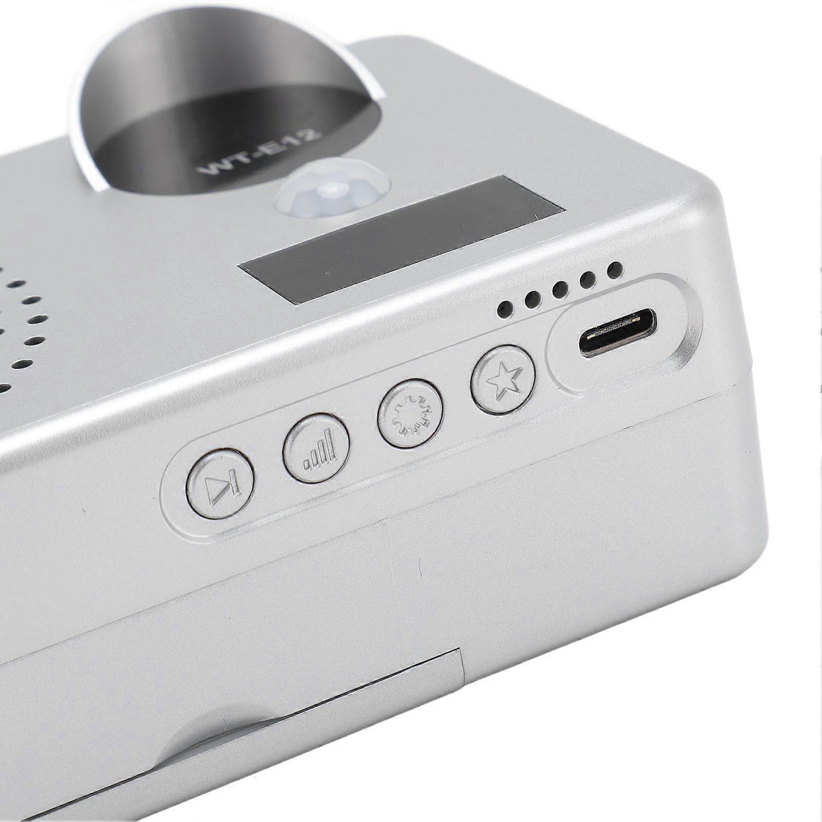 Wireless Infrared Motion Sensor 2500mA Rechargeable Waterproof Body Induction Doorbell Alarm 100‑240V