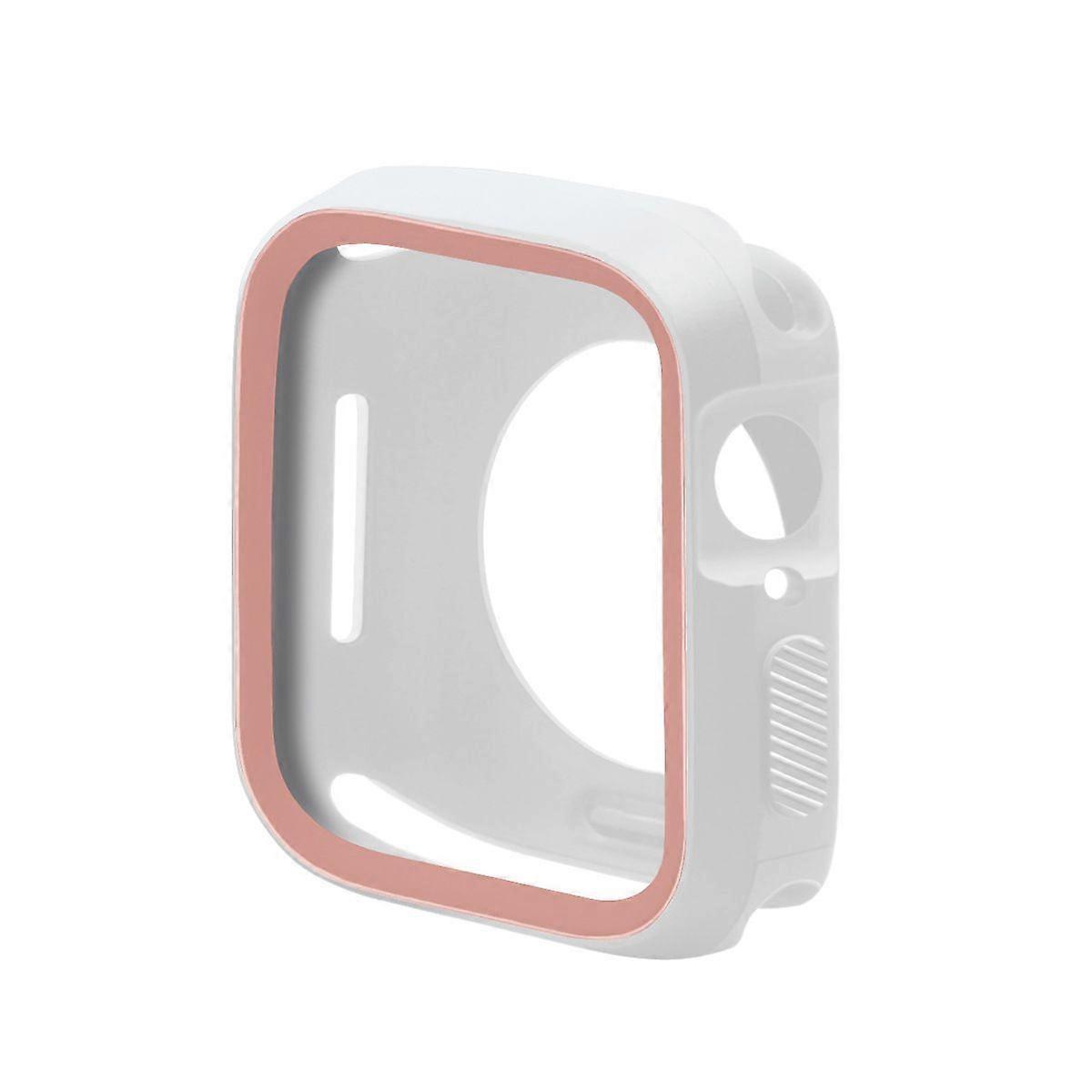 2 PCS Case for Apple Watch Case Series 8/7 45mm, Soft TPU Shockproof Bumper Drop Proof Protective Cover Compatible with iWatch