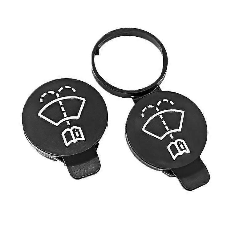 2 Pcs Windshield Wiper Washer Fluid Reservoir Bottle Cap, Replacement Reservoir Cap, Windshield Washer Reservoir Cap Filled with Fluid Tube Cap