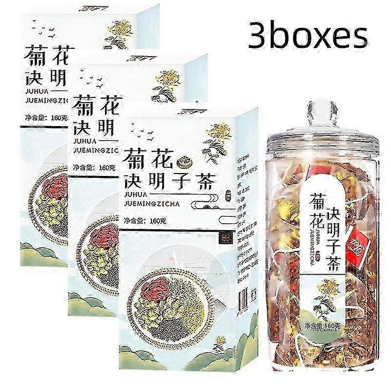 3boxes Chrysanthème Cassia Seed Thé Triangle Sachet Thé -aqwg