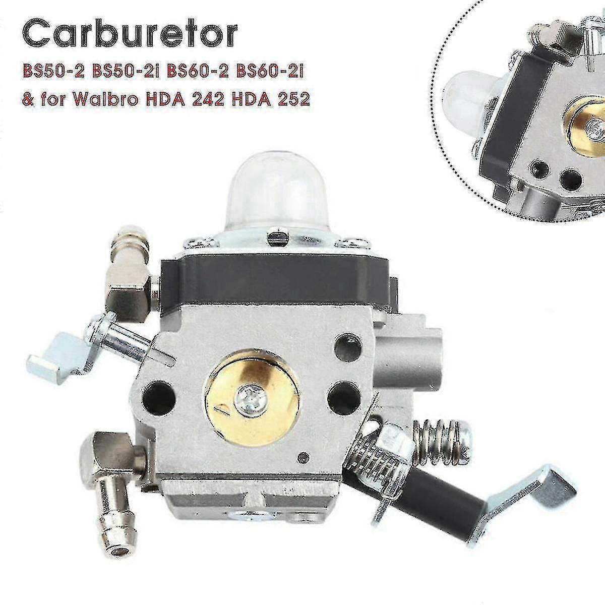 Carburetor Compatible With Wacker Bs50-2 Bs50-2i Bs60-2 Bs60-2i Compatible With Walbro Hda